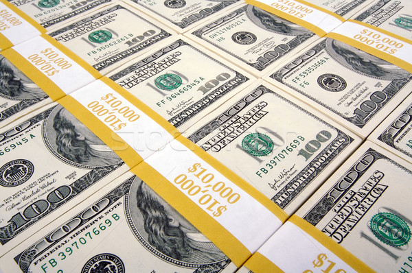 Stacks of One Hundred Dollar Bills Stock photo © feverpitch