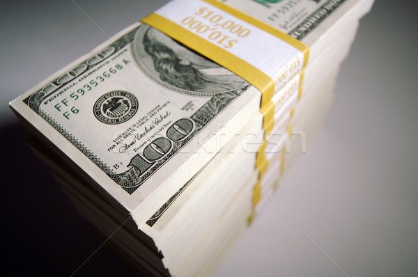 Stacks of One Hundred Dollar Bills Stock photo © feverpitch