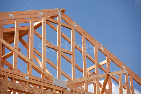 Abstract Home Construction Site Stock photo © feverpitch