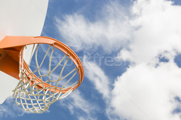 Abstract of Community Basketball Hoop and Net Stock photo © feverpitch