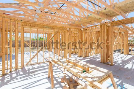 Kezek átalakulás új otthon konyha fa otthon Stock fotó © feverpitch
