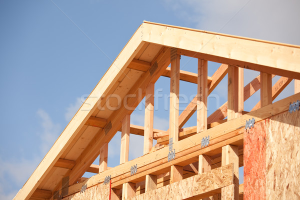 Abstract Home Construction Site Stock photo © feverpitch