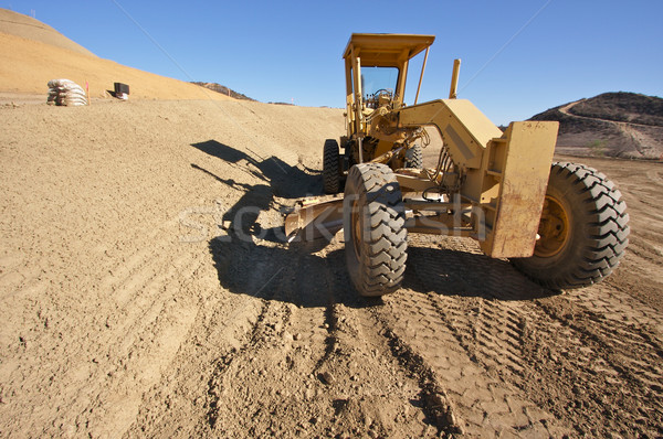Tractor at a Construction Site Stock photo © feverpitch