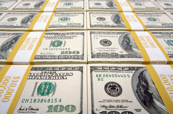 Stacks of One Hundred Dollar Bills Stock photo © feverpitch