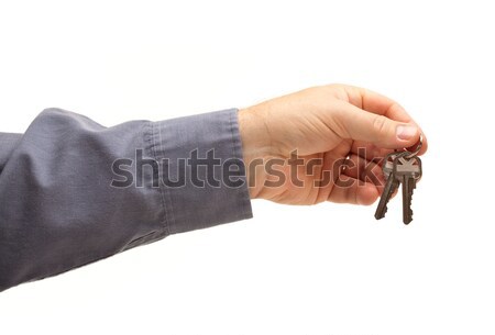Man Handing Over the Keys Stock photo © feverpitch