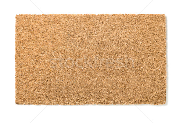 Blank Home Sweet Home Welcome Mat Isolated on White Stock photo © feverpitch