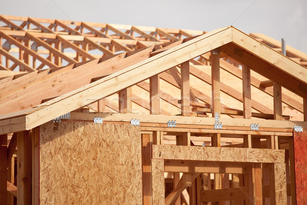 Stock photo: Abstract Home Construction Site