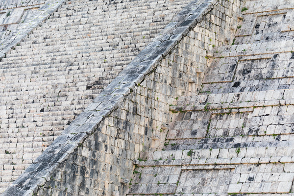 Soyut adımlar piramit arkeolojik Chichen Itza Stok fotoğraf © feverpitch