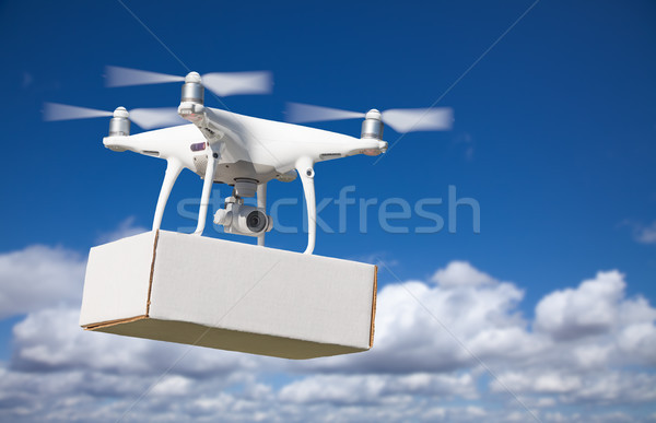 Repülőgép hordoz csomag levegő égbolt repülőgép Stock fotó © feverpitch