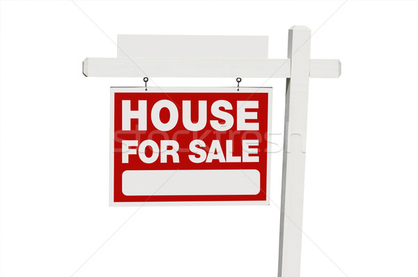 Stock photo: Home For Sale Real Estate Sign 