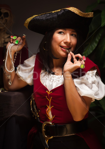 Dramatic Female Pirate Scene
 Stock photo © feverpitch