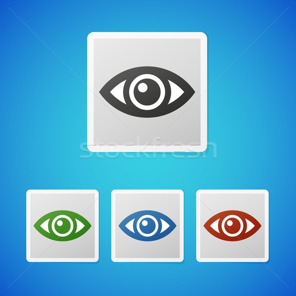 Vector eye icon Stock photo © filip_dokladal