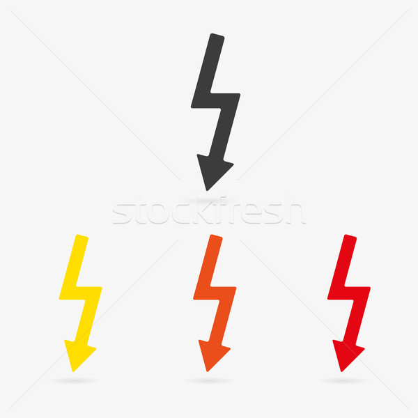 Foto stock: Vector · flash · limpio · color · iluminación