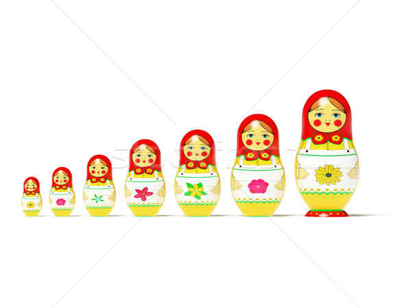 Russian dolls Stock photo © filipok