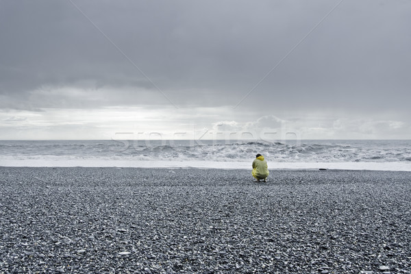 Man Watching The Sea Stock Photo C Filmstroem 1953497 Stockfresh