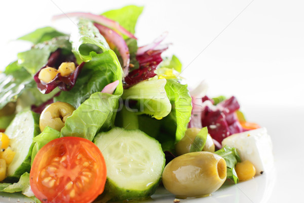 Foto stock: Saboroso · salada · legumes · fresco · europeu · diferente