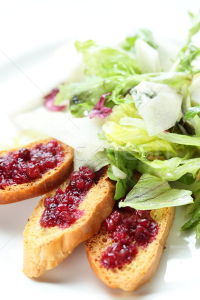 Foto stock: Fresco · salada · saboroso · branco · prato · comida