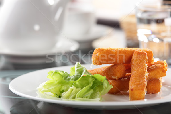 картофеля горячей вкусный Stick обеда Сток-фото © fiphoto