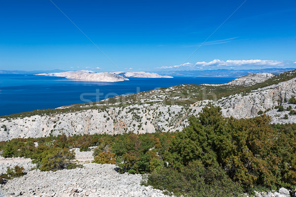 Adriatic Sea near Krk Island, Croatia Stock photo © fisfra