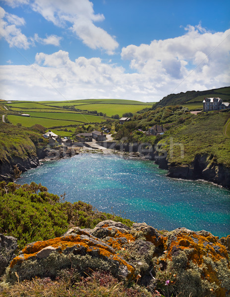 Cove at Port Quin, Cornwall, UK Stock photo © fisfra