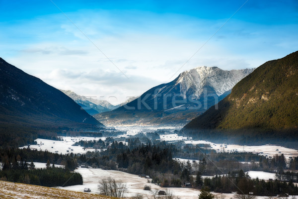 Mountain valley in Tirol, Alps, Austria Stock photo © fisfra