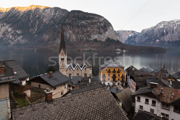 Village of Hallstatt, Salzburger Land, Austria Stock photo © fisfra