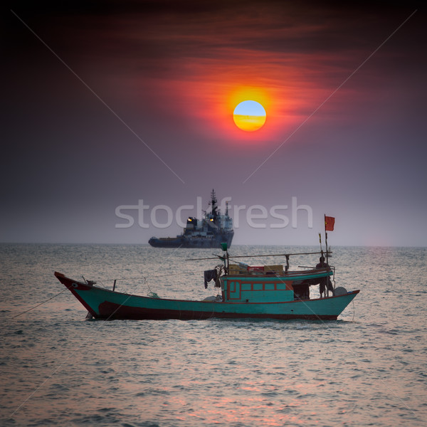 Foto stock: Pequeño · sur · China · mar · Vietnam