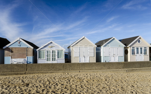 Beach Huts Stock photo © flotsom