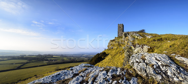 Brentor Church on Dartmoor in Devon Stock photo © flotsom
