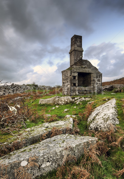 Stock photo: Ruins at Dusk