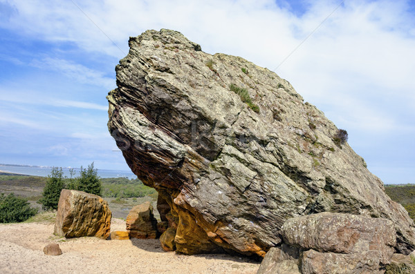 Agglestone Rock on Studland Heath in Dorset Stock photo © flotsom