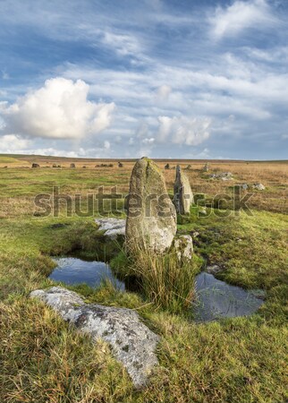The Stannon Stone Circle Stock photo © flotsom