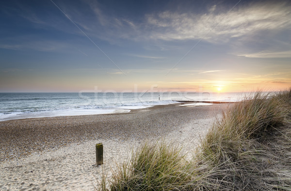 Sunset and Sand Dunes Stock photo © flotsom