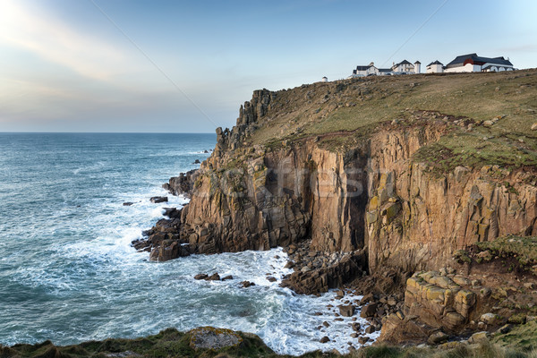 [[stock_photo]]: Cornwall · mer · raide