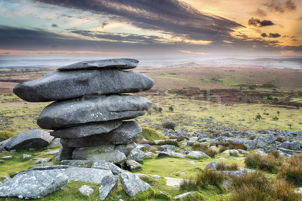 The Cheesewring in Cornwall Stock photo © flotsom