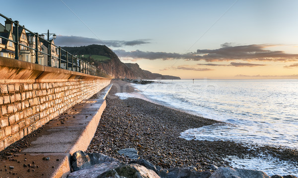 Sidmouth Seafront in Devon Stock photo © flotsom