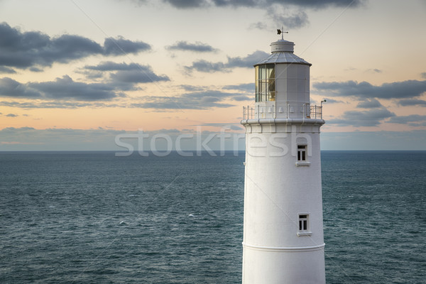 Lighthouse at Trevose Head Stock photo © flotsom