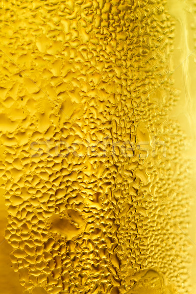Glas kalten ale kaltes Getränk Essen Stock foto © fogen