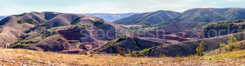 Quarry red marble. Stock photo © fogen