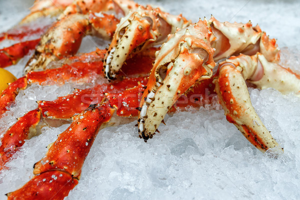 Fresh seafood in fish market Stock photo © fogen