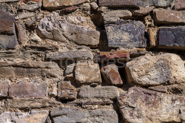 Mur tekstury starych glina kamieniarstwo ściany Zdjęcia stock © fogen