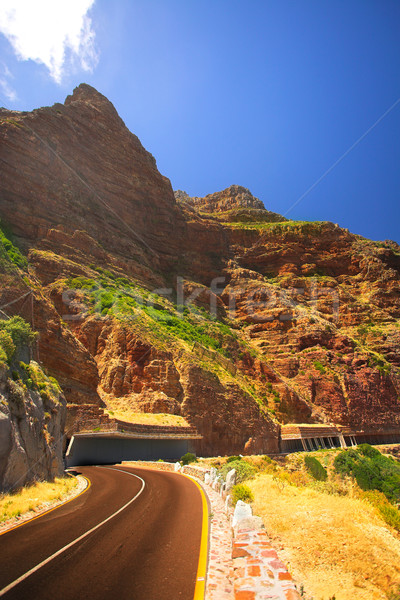 The Chapmanspeak road under a Blue sky Stock photo © Forgiss