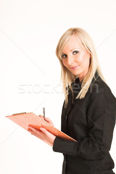деловой женщины черный брюки файла пер Сток-фото © Forgiss