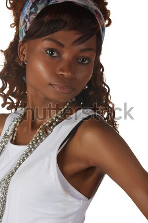 Stock photo: Black African Woman