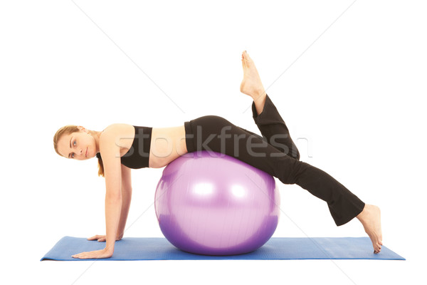 Pilates exercise series Stock photo © Forgiss