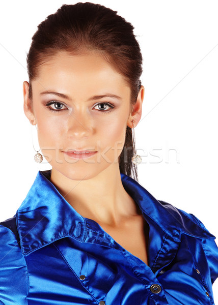 Beautiful brunette woman Stock photo © Forgiss