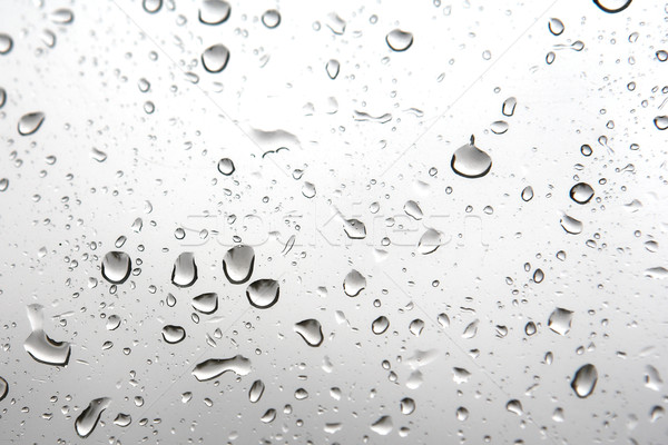 Textuur glas patroon douche weer waterdruppels Stockfoto © Forgiss