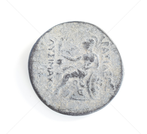 Antica romana monete antichi Turchia bianco Foto d'archivio © Forgiss