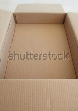 empty cardboard box Stock photo © Forgiss