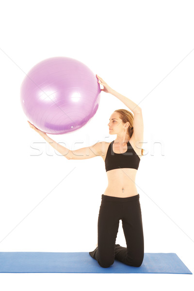 Pilates exercise series Stock photo © Forgiss